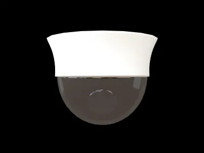 CCTV Camera v2 001 Low-poly 3D model