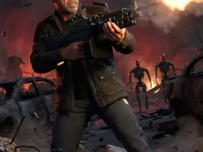 T-800 VETERAN Action Hero Soldie 3D model