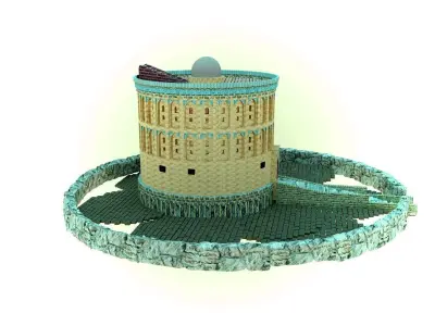 Ulugh Beg Observatory 3D model