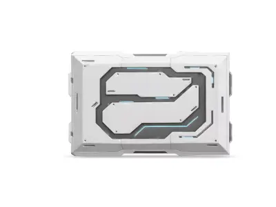 Sci-Fi Lab Kit Low-poly 3D model