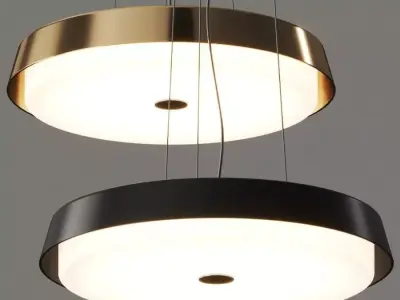 Andcosta Flat S500 Pendant Lamp 3D model