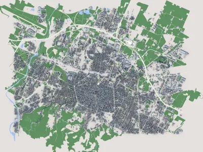 Bologna City Italy 3D model