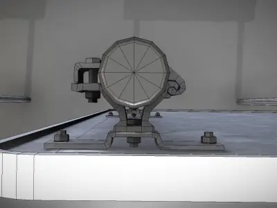 Verkehrszeichen-Fahrstreifentafeln road signs with arrows Low-poly 3D model