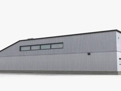 Factory x29 Low-poly 3D model