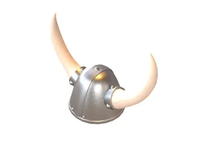 Viking Hat V1 003 Low-poly 3D model