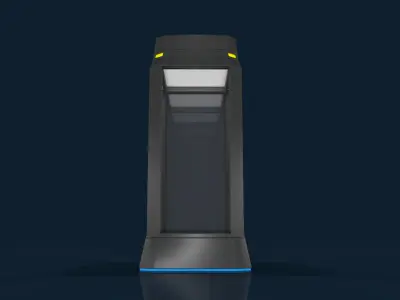 Sci Fi Container  3D model