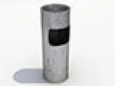 Street trash can - 11 3D model