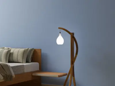 Floor Lamp  Low-poly 3D model