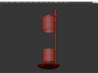 Castro Chantel Table Lamp Low-poly 3D model