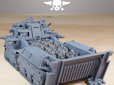 GrimGuard Transport Tank 3D print model