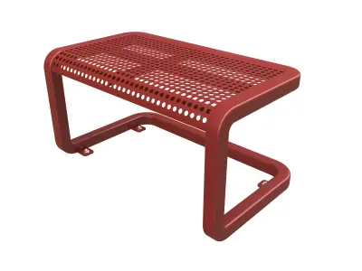 PERFORATED SINGLE SEAT 3D model