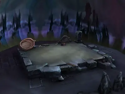 Low model - Snow White Castle 03 3D model