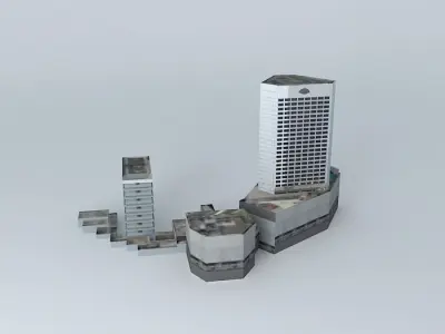 Hotel Mandarin Oriental Jakarta 3D model