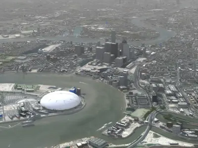 London Textured Huge 3D model