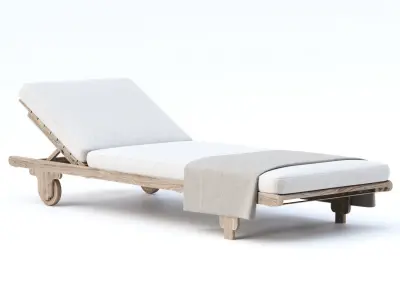 Eva chaise lounge EV24 by Bpoint Design  3D model