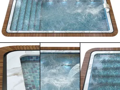 Swimming pool 017 3D model
