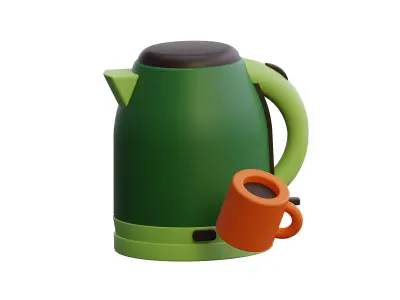 Electric Kettle 3D model