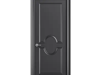 Modern entrance door 24 3D model