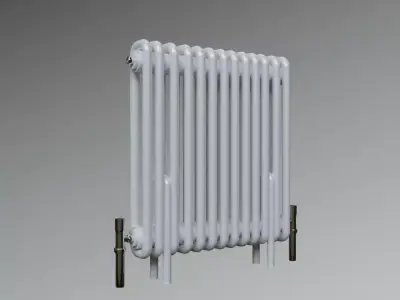 Classic Vintage Radiator Home Appliance Low-poly 3D model