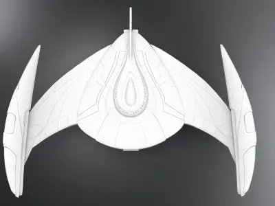 22nd Century Romulan Bird of Prey  3D print model