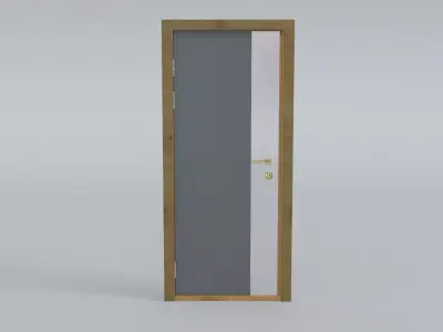 laos Front Door Low-poly 3D model
