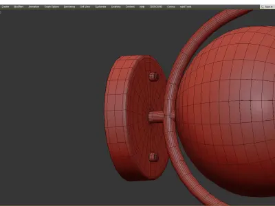 COLLIN WALL Low-poly 3D model