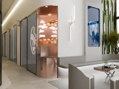 Dental Clinic 3D Model 3D model