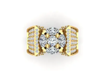 Jewelry ring 362 3D print model