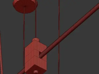 Duke chandelier 3D model