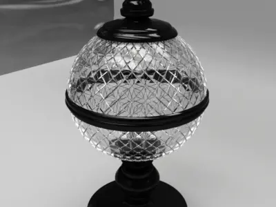 lighting lamp Low-poly 3D model