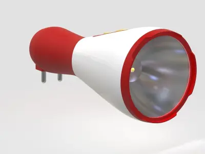 Rechargeable Torch Light 3D model