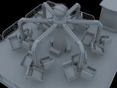 Carnival Ride Project 3D model