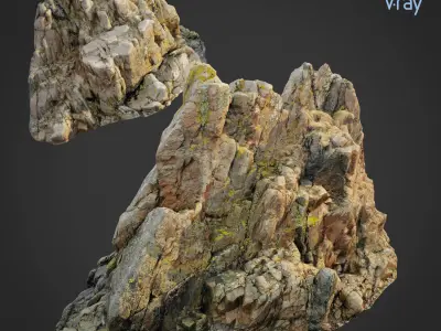  Cliff pack B bundle 3D model