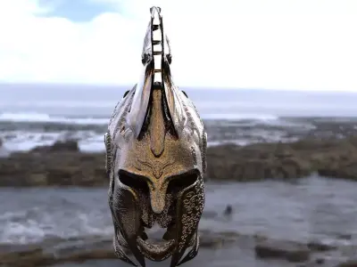 Sci-fi Centurion helmet 3D model