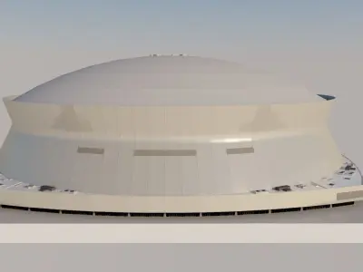 Caesars Superdome - New Orleans USA 3D model