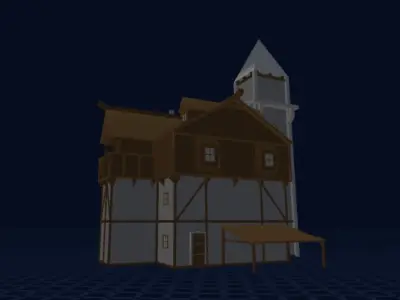 Medieval House 3D model