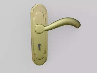 Door Lock Low-poly 3D model buy
