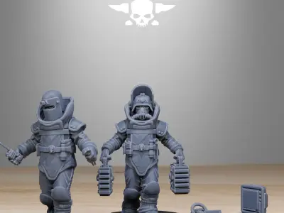 GrimGuard Bomb Squad 3D print model