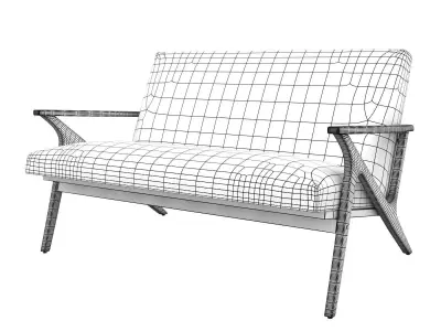 Cavett Loveseat 3D model