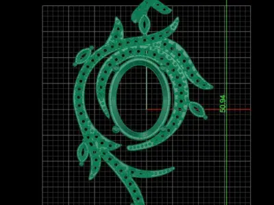 Pendant 004 3D print model
