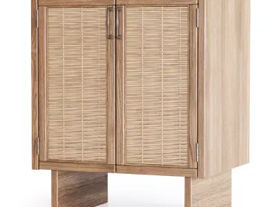 Wooden cabinet   3D model