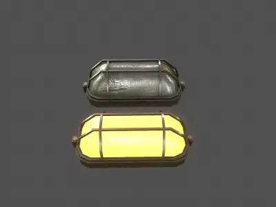 Lamps Set - Game Ready lantern Low-poly 3D model