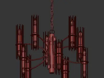 One Tube Rod 3D model