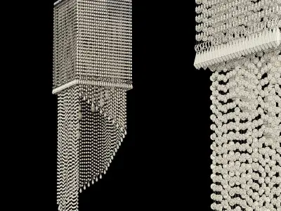 Art Glass Ambra nickel 3D model