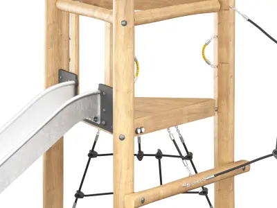 Kompan Tower and Net  3D model