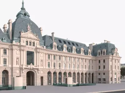 Palais du Commerce Rennes 3D model