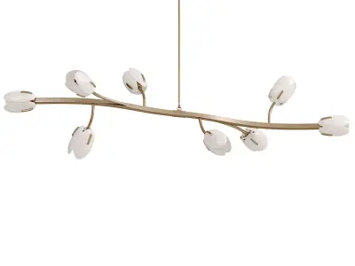 LELLE L series track light Low-poly 3D model