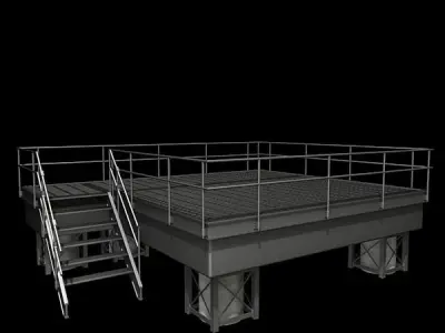 Metal Platform 3D model