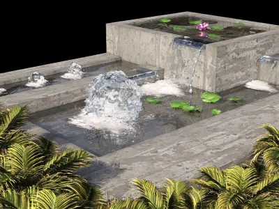 FOUNTAIN NO10 A 3D model