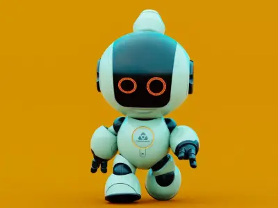 ROBO G-3  Rigged for Unreal Engine - Unity - MIXAMO 3D model